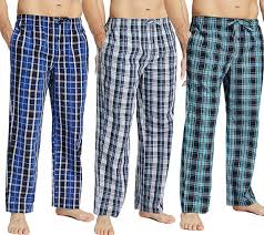 Men’s Premium Checkered Pajama Pants – Breathable Cotton Lounge Wear